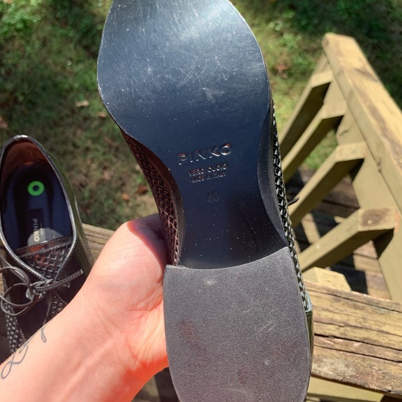 NWOT Pinko Patent Leather Italian Shoes - Picture 7 of 9